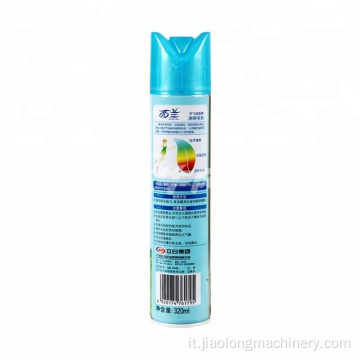 Bomboletta spray spray più venduta per la produzione di linee di produzione per imballaggi freschi